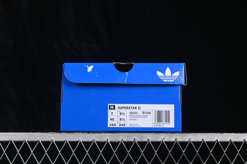 Adidas Originals Superstar II Classic Shell-Toe Casual Sneakers - JQ3221