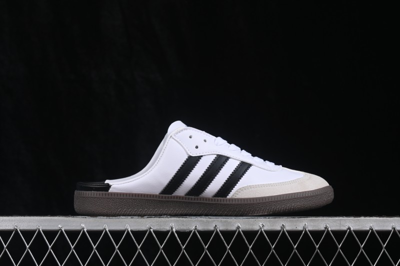 Adidas Samba OG Casual Half-Slip-On Shoes with Retro Design - LB3814