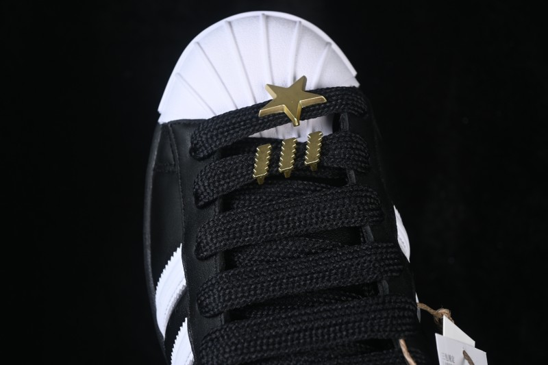 Adidas Superstar 2 ST Low-Top Casual Bread Shoes with Enlarged Shell Toe and Plush Cushioning - JR7444