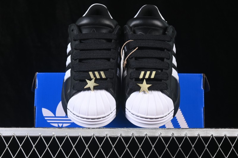 Adidas Superstar 2 ST Low-Top Casual Bread Shoes with Enlarged Shell Toe and Plush Cushioning - JR7444