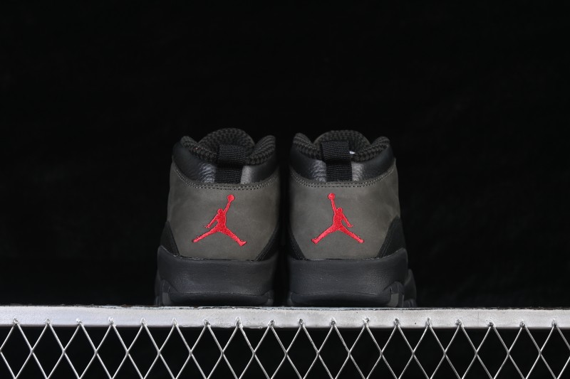 Nike Air Jordan 10 Retro Shadow Basketball Shoes with Premium Leather Upper - HJ6779-001