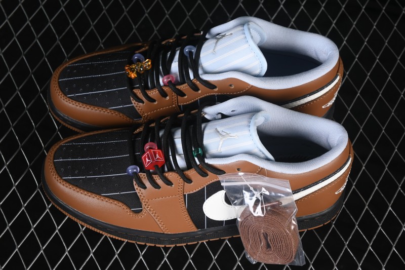 Nike Air Jordan 1 Low Retro Basketball Shoes with Classic Design - IR7560-010