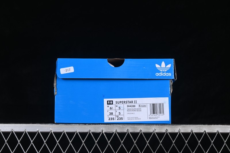 Adidas Originals Superstar II Classic Shell-Toe Skateboarding Shoes - IH4200
