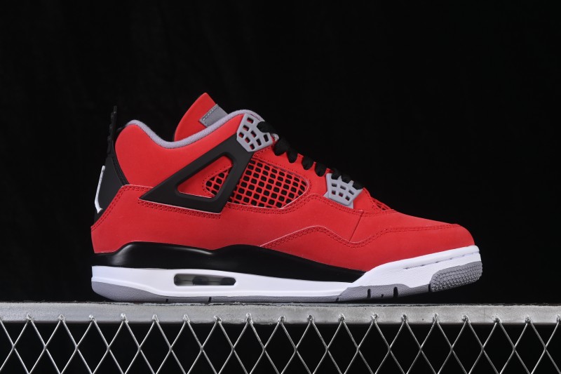 Air Jordan 4 Retro OG 'Toro' Basketball Shoes with Premium Leather Upper - FQ8138-600