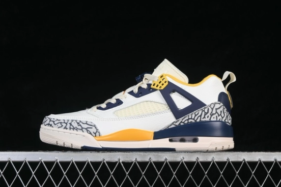 Nike Jordan Spizike Low Lifestyle Basketball Sneakers with Mixed Design Elements - FQ1759-111