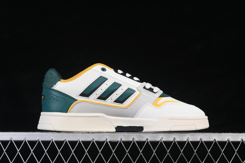 Adidas Originals Drop Step Low 2.0 Casual Skateboarding Shoes with Retro Basketball Style - IG1907