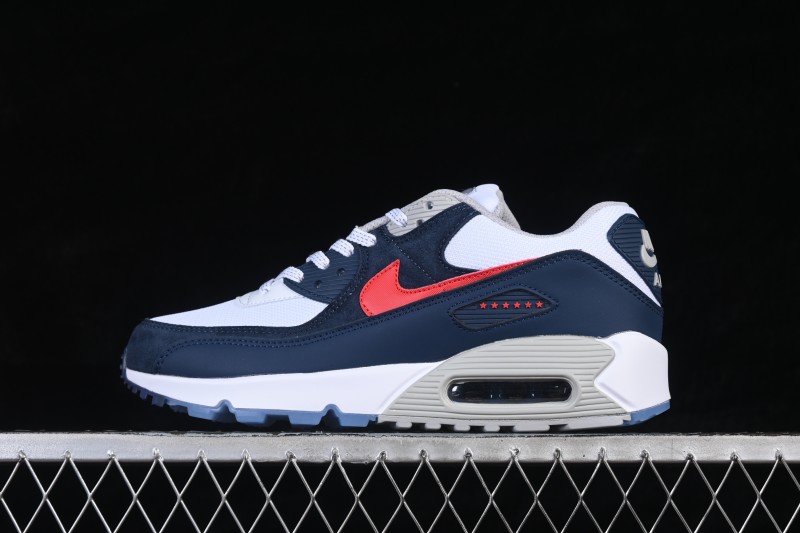 Nike Air Max 90 Retro Running Shoes with Visible Air Cushioning - II7591-100