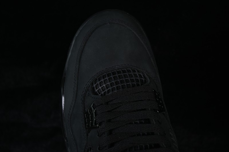 Air Jordan 4 Retro Black Cat Premium Suede Sneakers - FV5029-010