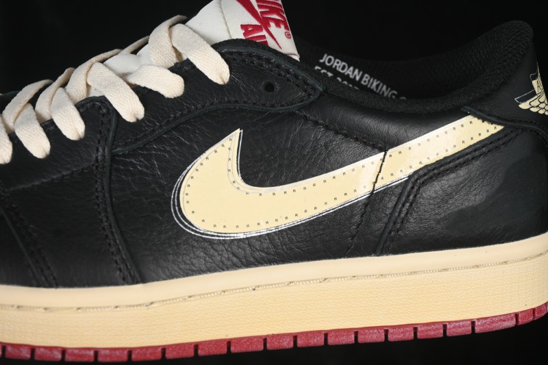 Nike Nigel Sylvester x Air Jordan 1 Low Retro Lifestyle Skateboarding Shoes - IB8958-001