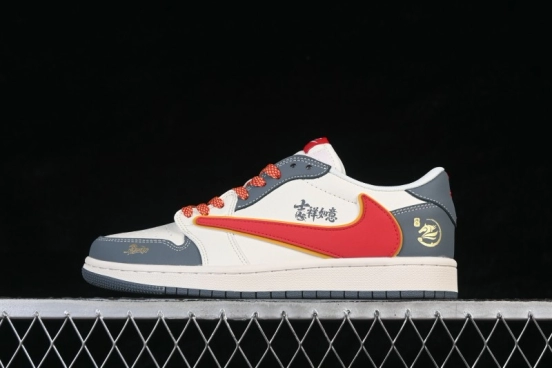 Nike Air Jordan 1 Low Year of the Horse Limited Edition Retro Basketball Shoes - JJ2508-104