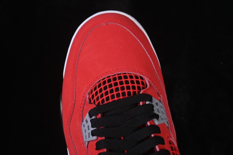 Air Jordan 4 Retro OG 'Toro' Basketball Shoes with Premium Leather Upper - FQ8138-600