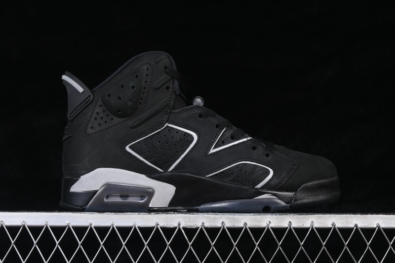 Nike Air Jordan 6 Retro Running Shoes with Premium Suede Upper and 3M Reflective Accents - IR2266-010
