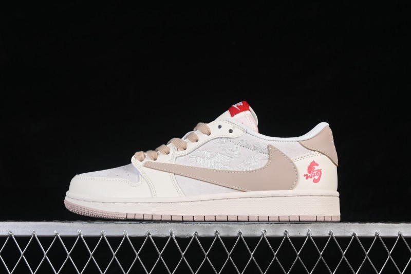 Nike Air Jordan 1 Low Retro Basketball Shoes Year of the Horse Limited Edition Premium Custom - DX5688-005