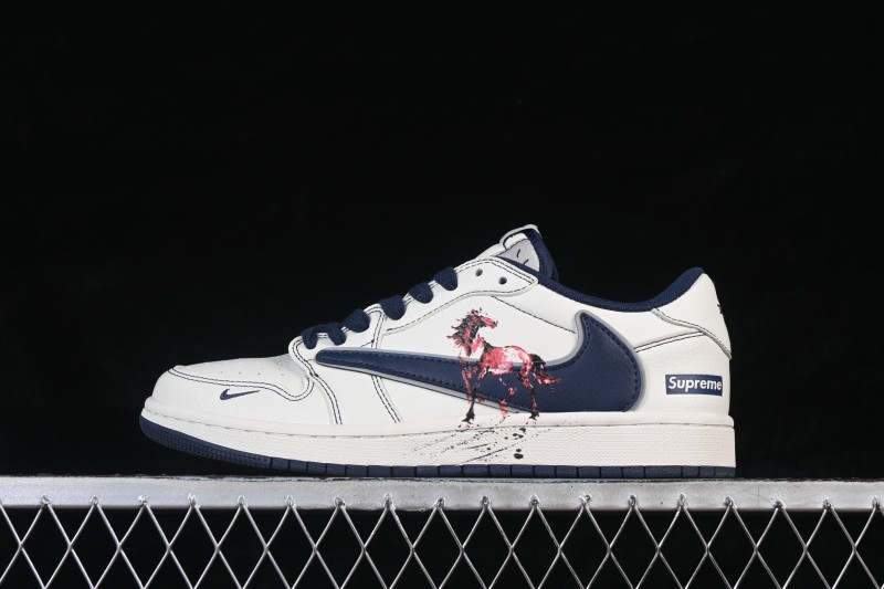 Nike Air Jordan 1 Low Year of the Horse Custom Retro Basketball Shoes - FF2026-001