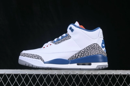Nike Air Jordan 3 Retro True Blue Men's Basketball Shoes - IF4396-104