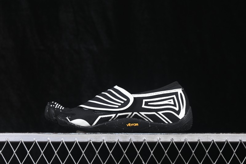 Vibram GroundSplay Barefoot Training Squat Support Quick-Dry Five-Toe Shoes - 26M8802 Black Ivory