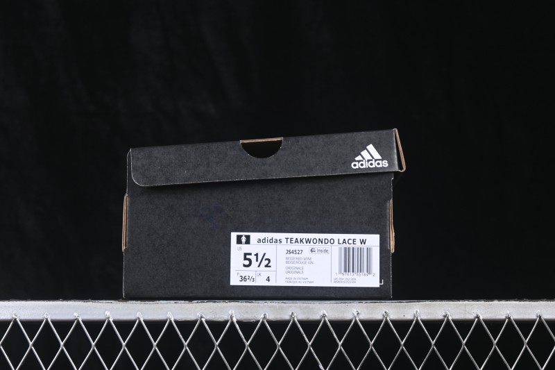 Adidas Originals Taekwondo Lace Training Shoes with Wrapping Fit, Cushioned Comfort, Slip-Resistant and Abrasion-Resistant Low-Top Design - JS4527