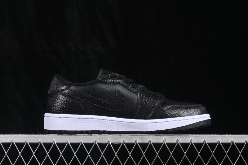Nike Air Jordan 1 Low Retro Basketball Shoes with Cracked Leather Design - DD9315-003