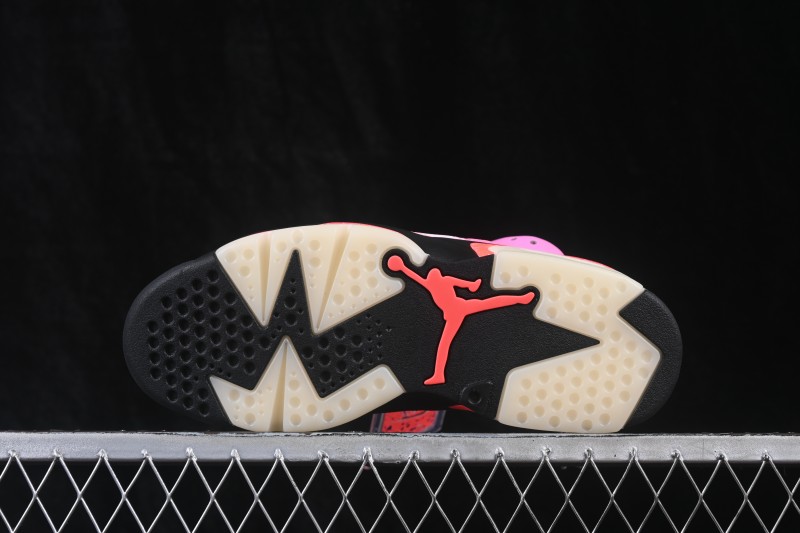 Jordan Air Jordan 6 Retro OG Sneakers with Playful Pink Accents - IQ5706-600