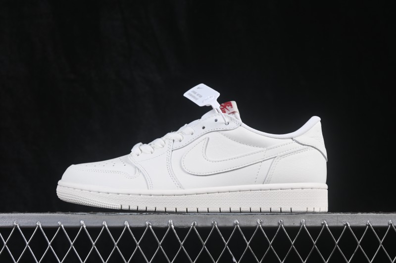 Nike Air Jordan 1 Retro Low OG Men's Basketball Shoes with Classic Swoosh Design - HQ6998-100