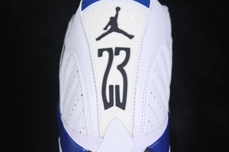 Nike Air Jordan 14 Retro Basketball Shoes with Full-Grain Suede Upper - 487471-104
