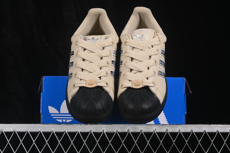 Adidas Originals Superstar II Classic Shell-Toe Casual Sneakers with Iconic Rubber Toe Cap - JR4234
