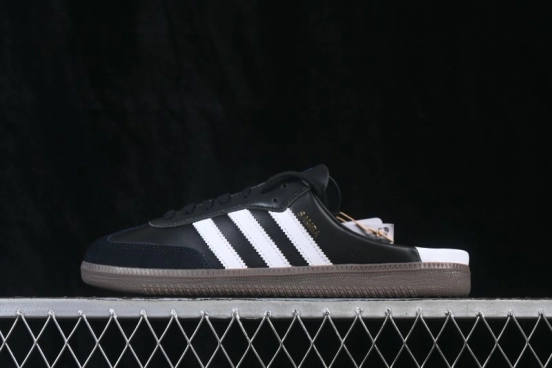 Adidas Samba OG Casual Half-Slip-On Sneakers in Premium Leather - LB3815
