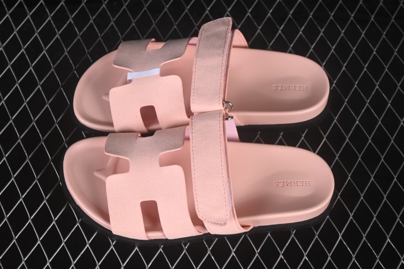 Hermes Chypre Flat Slide Sandals with Toe Loop - AJE5