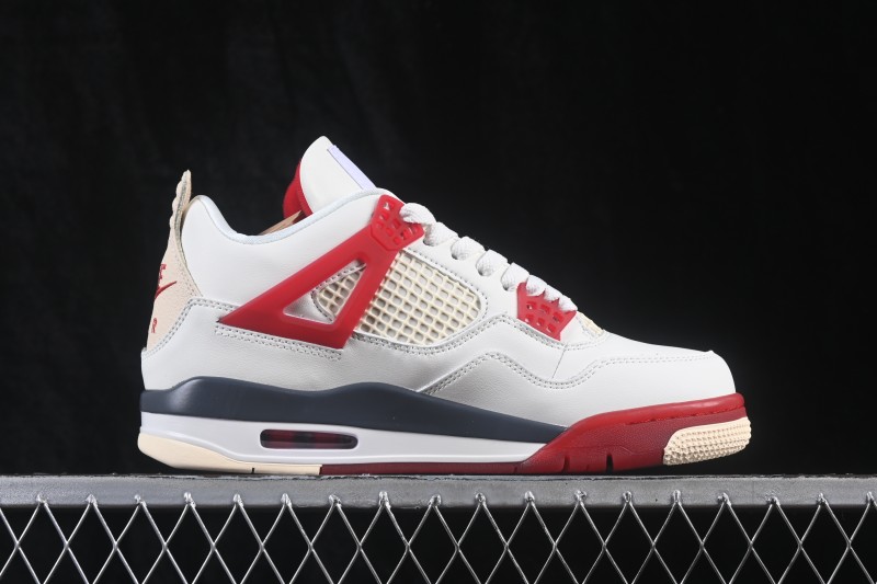 Nike Nigel Sylvester x Air Jordan 4 Retro Running Shoes with Brick-Inspired Design - IQ8055-100