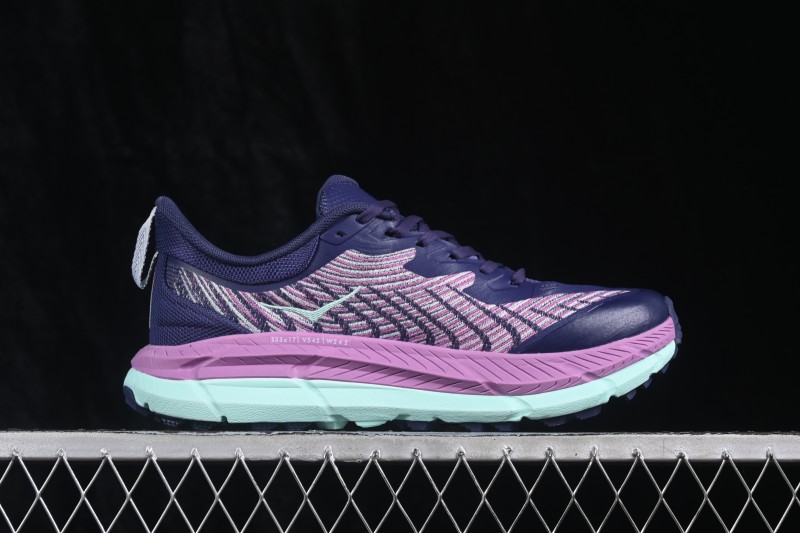 Hoka Mafate Speed 4 Ultralight Thick Sole Lightweight Trail Running Shoes - 1131056 NSOF