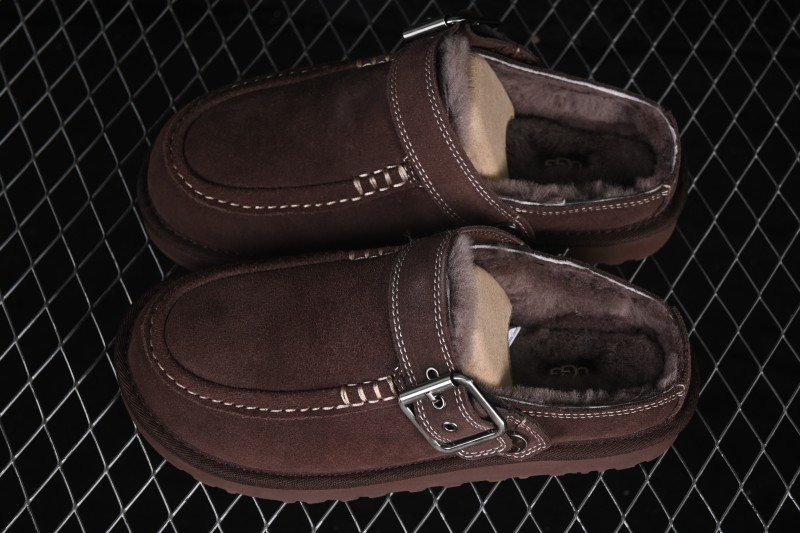 UGG Golden Family Solid Color Round Toe Slippers - 1180251 BCDR