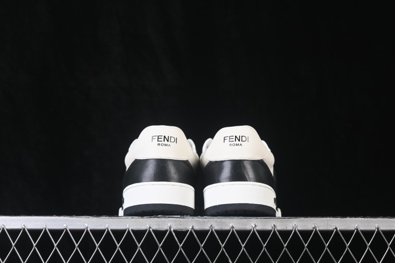 Fendi Match Round Toe Thick Sole Low-Top Casual Sneakers - AHH2F1FHS