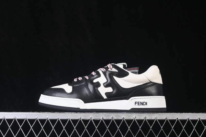 Fendi Match Round Toe Thick Sole Low-Top Casual Sneakers - AHH2F1FHS