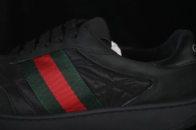 Gucci Primavera Screener Distressed Nylon Casual Sneakers - FAGIV9078