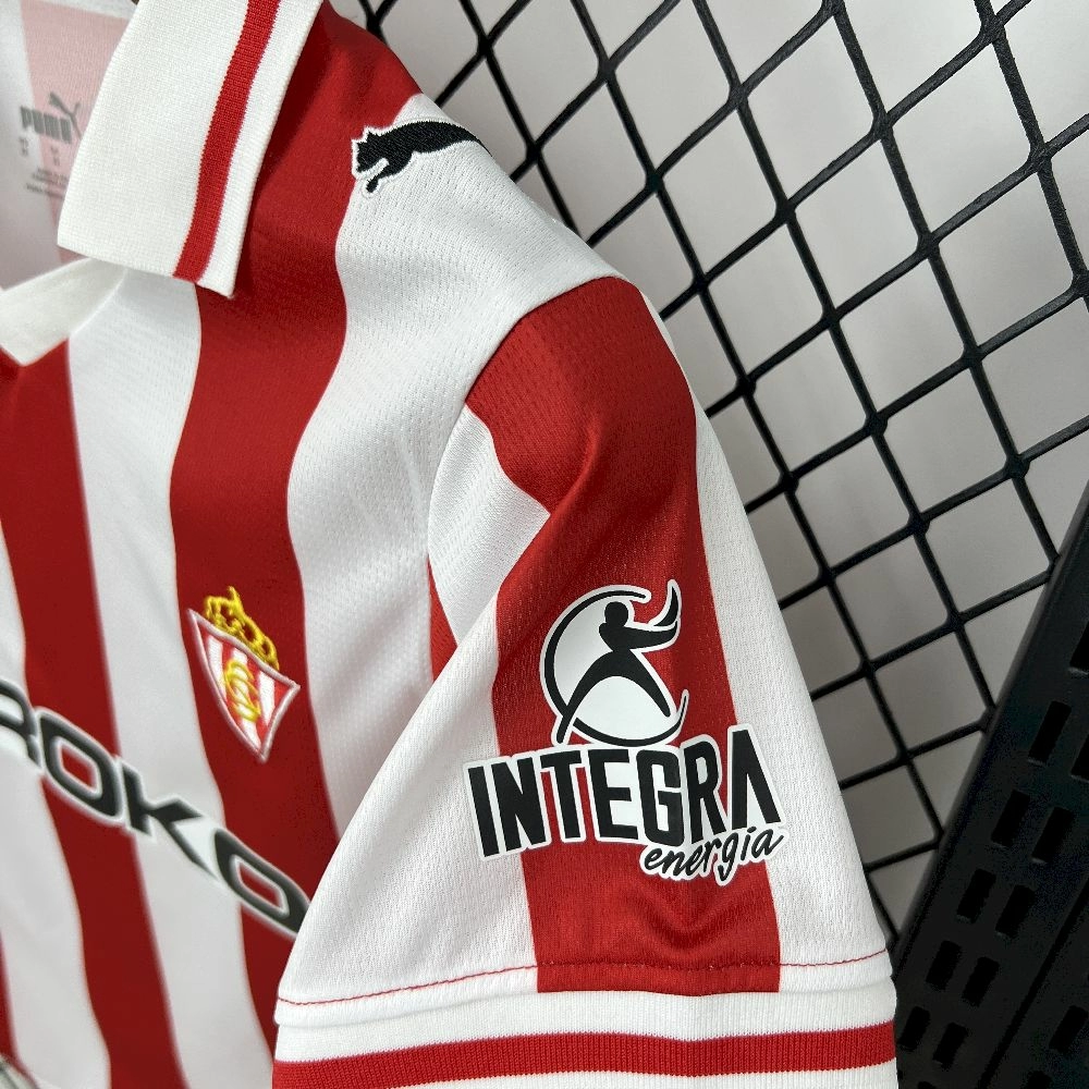 2025/26 Kids Sporting De Gijon Home Kit