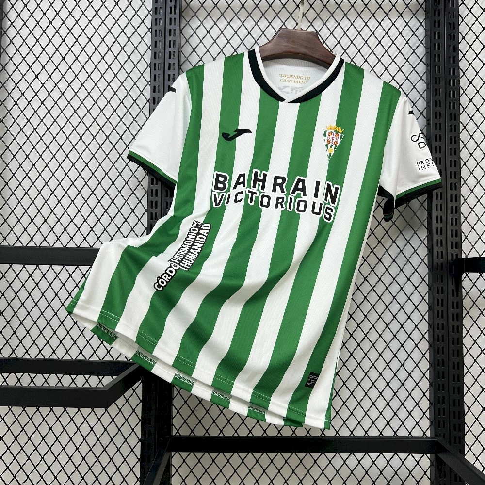 2025/26 Mens Cordoba CF Home Jersey（Full Sponsor）