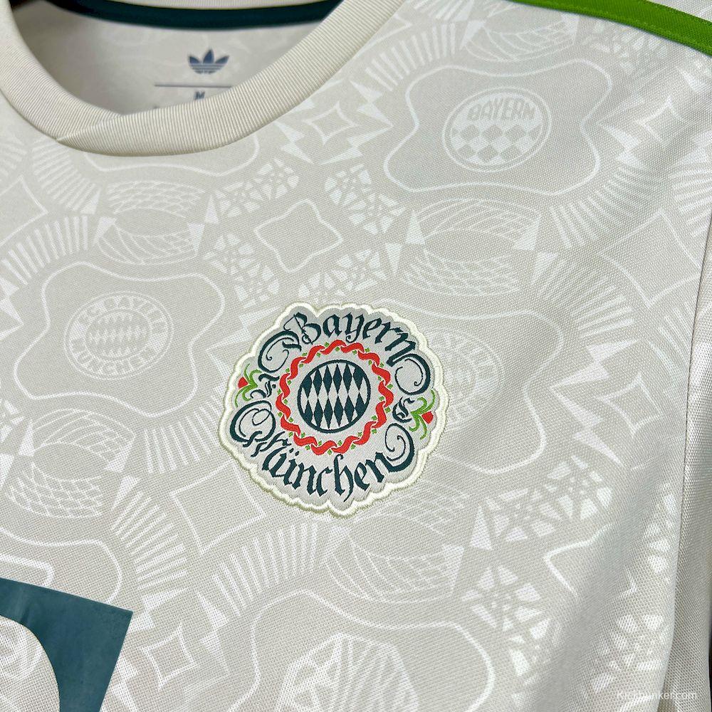 2025/26 Mens Bayern Munich Oktoberfest Long Sleeve Jersey
