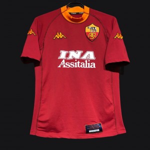 Retro 00/01 AS Roma Home Jersey