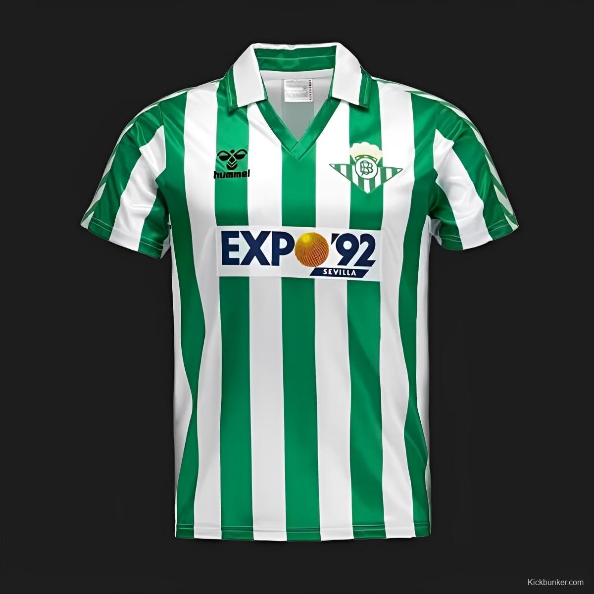 Retro 88/89 Real Betis Home Jersey