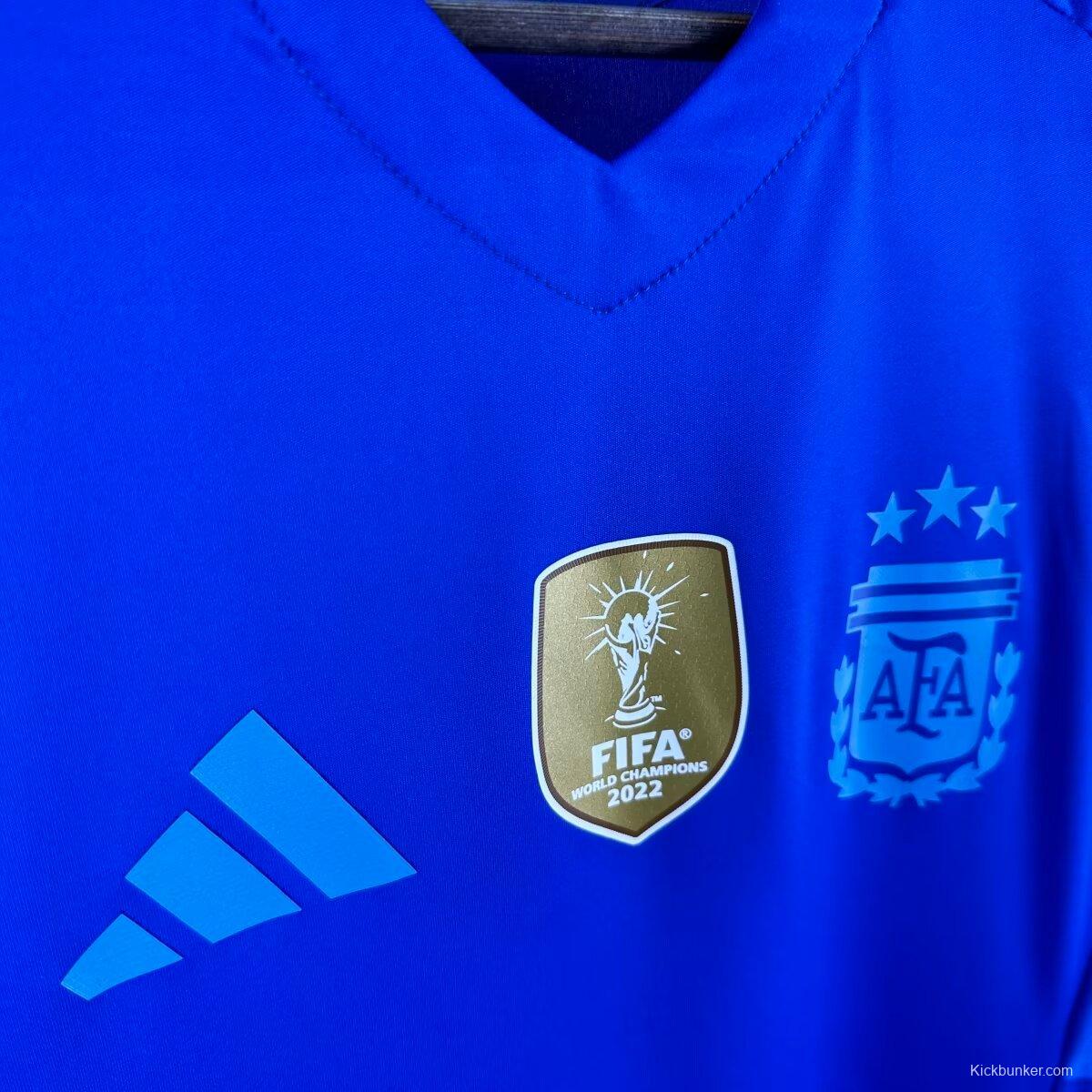 Player Version 2025 Argentina Away Blue Jersey