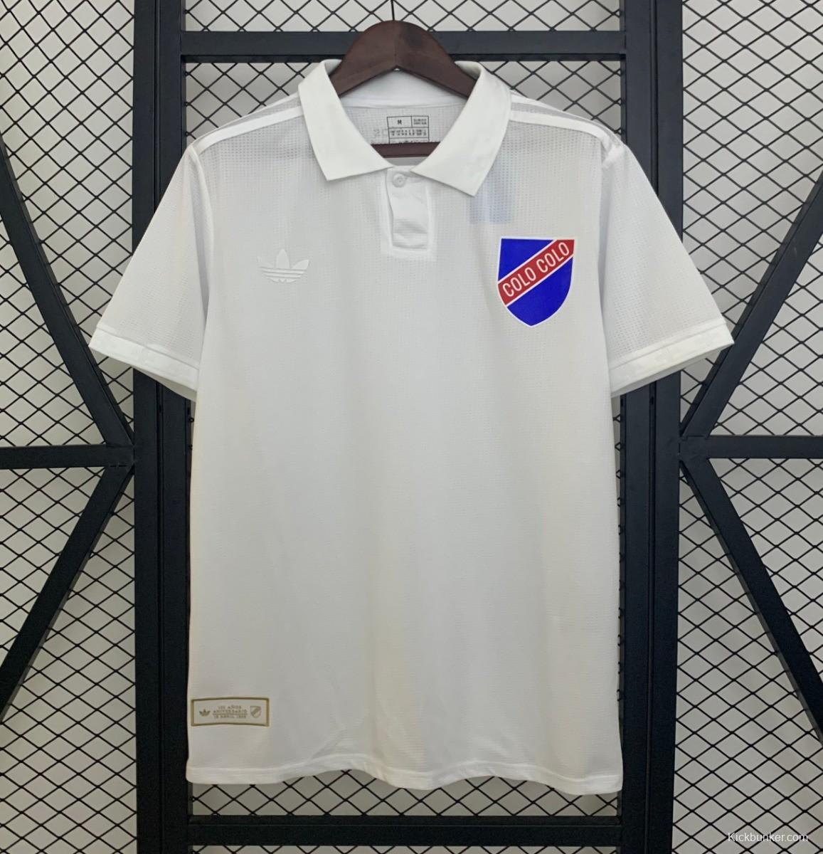 25/26 Colo Colo 100th Anniversary White