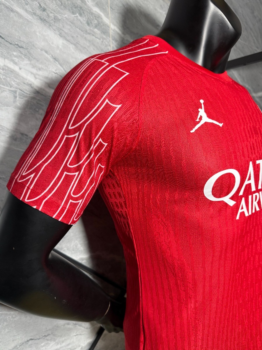 1 Star Player Version 25/26 PSG Red Champion Jersey