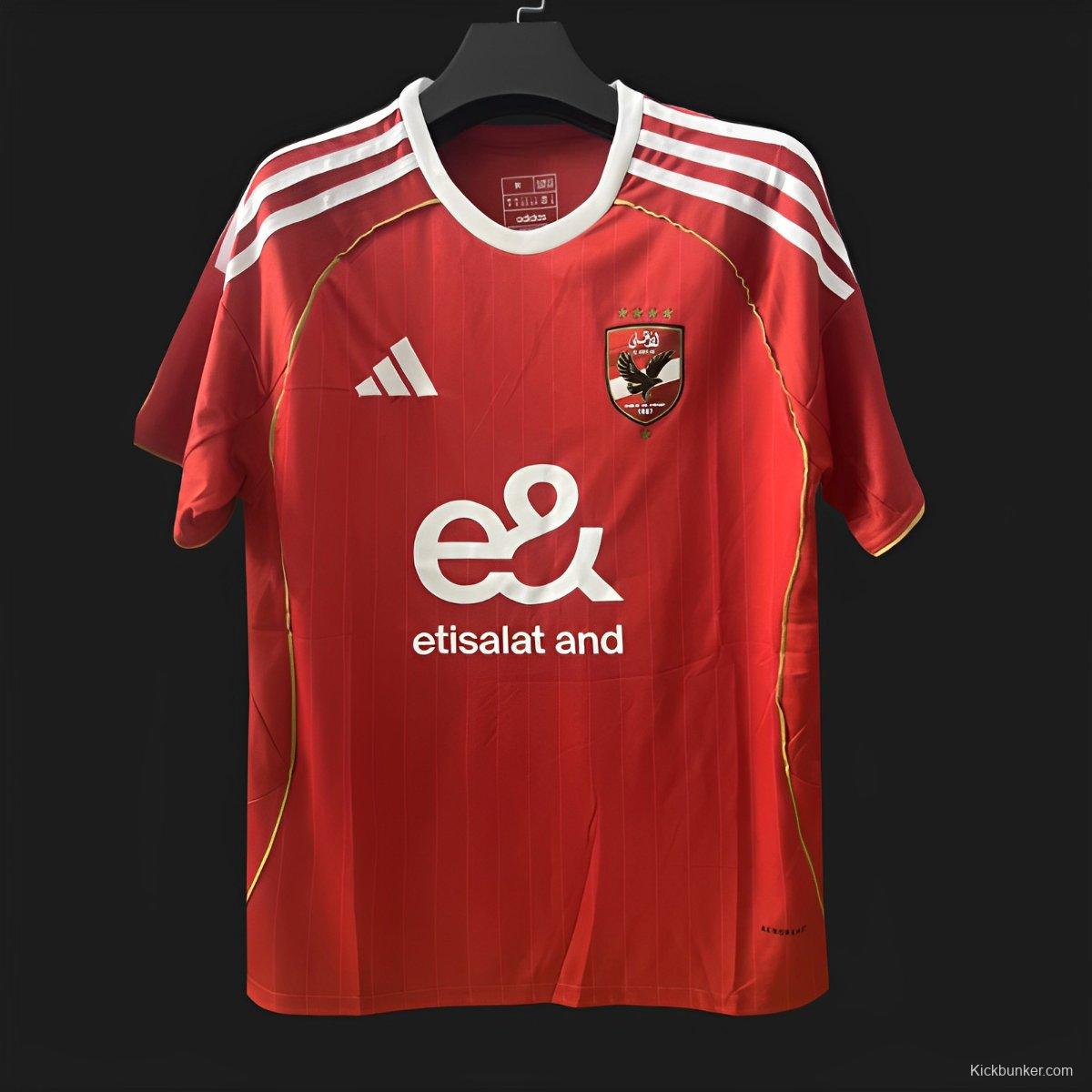 25/26 Al Ahly Home Jersey