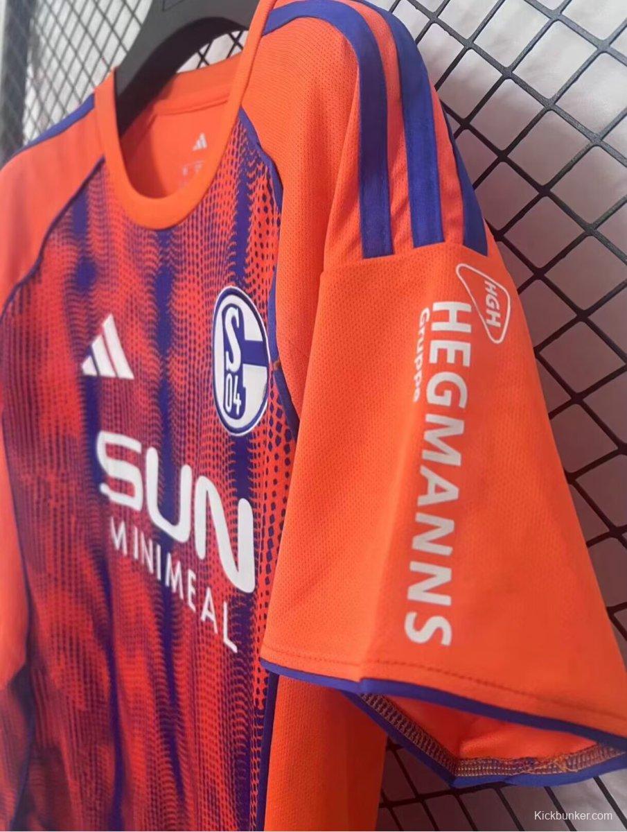 25/26 Schalke 04 Third Orange Jersey