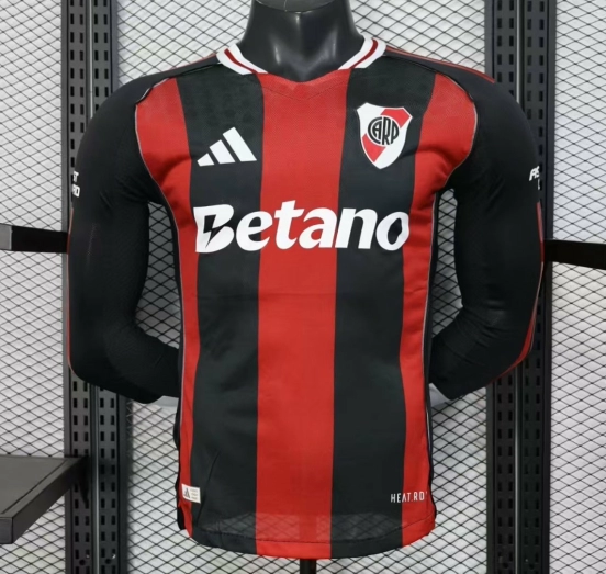Player Version 25/26 River Plate Away Long Sleeve Jersey