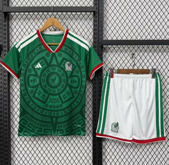 25/26 Kids Mexico Home Jersey