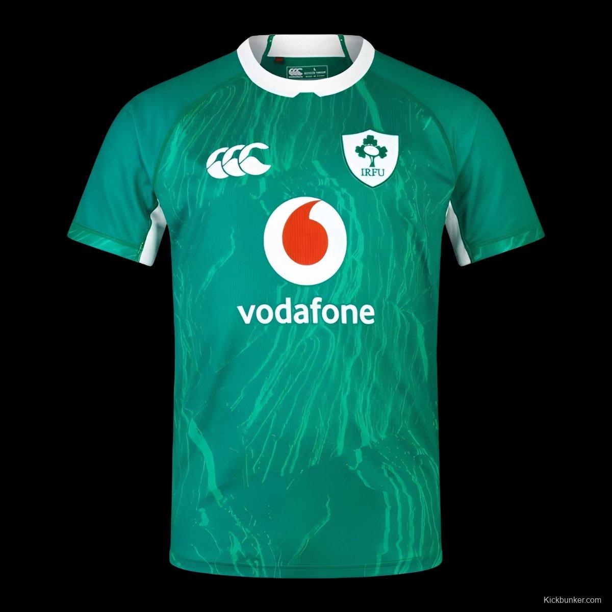 2025 Ireland Green with Tonal Topographic Pattern Home Jersey