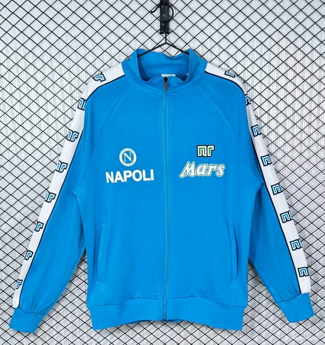 Retro 88/89 Napoli Home Full Zipper Jacket