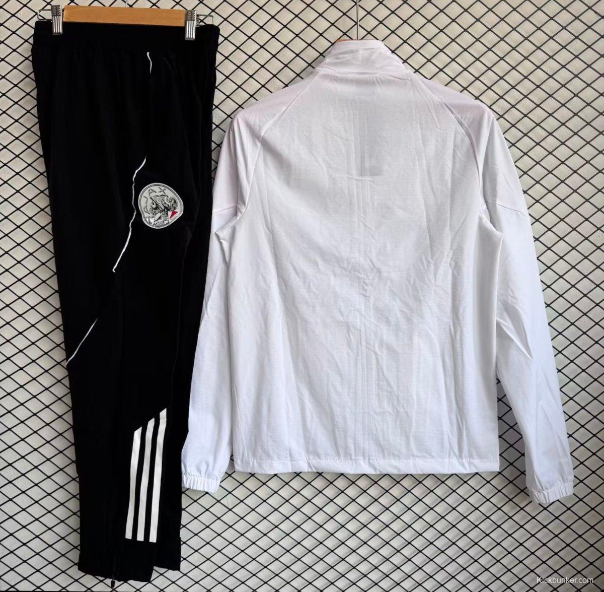 25/26 Mexico National Team White with Pink Full zipper Jacket Tracksuit+ long pants