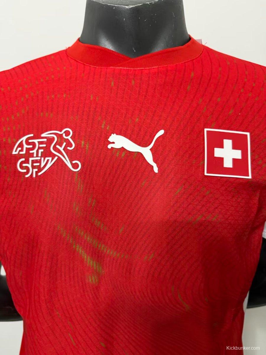Player Version 2026 Switzerland Home Jersey